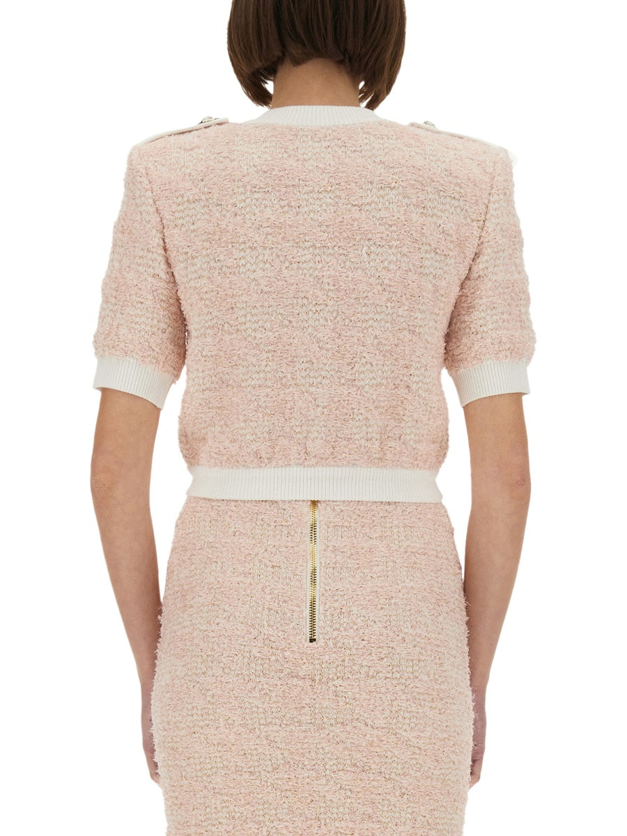 Balmain Women Tweed Cardigan