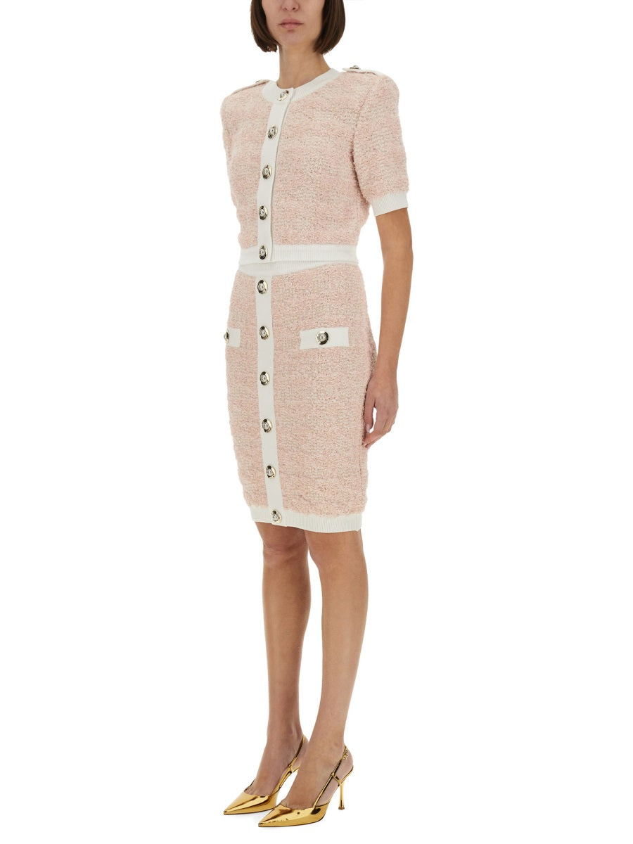 Balmain Women Tweed Cardigan