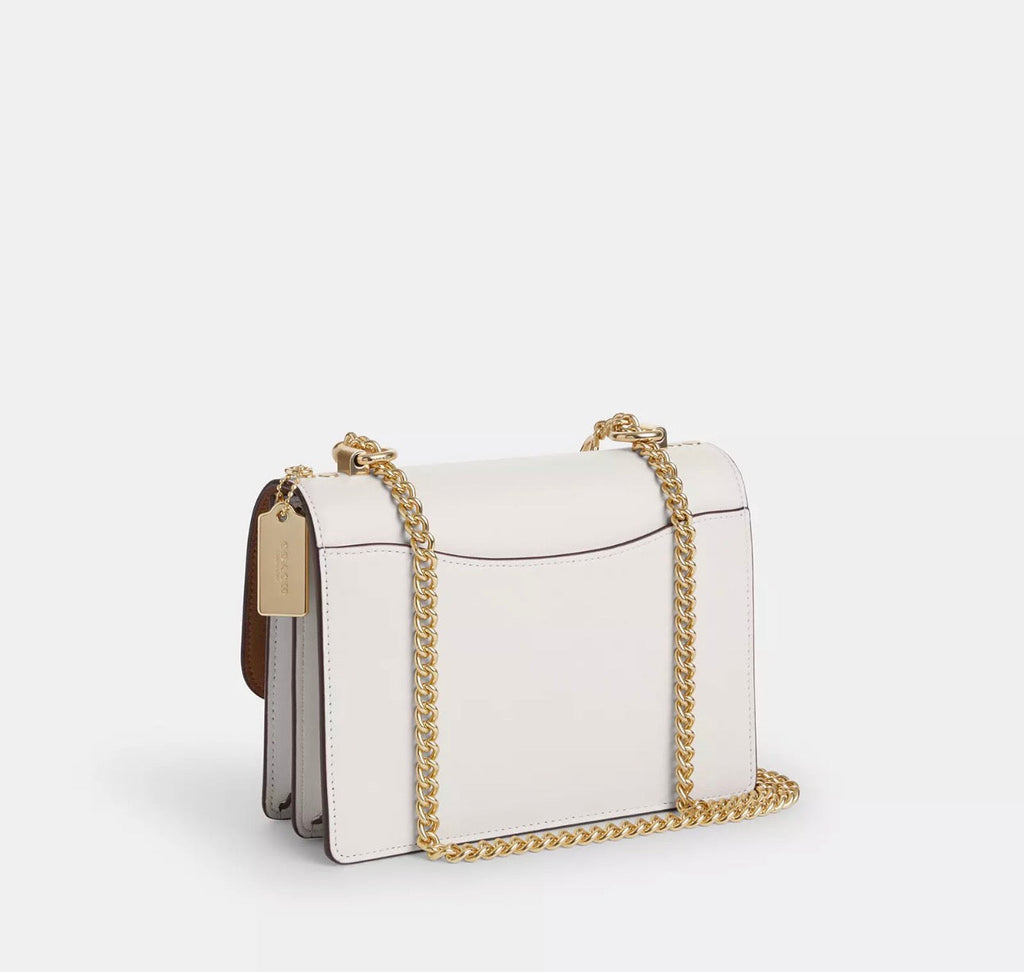 NWT Coach Klare Crossbody Bag In Signature Canvas & Smooth Leather