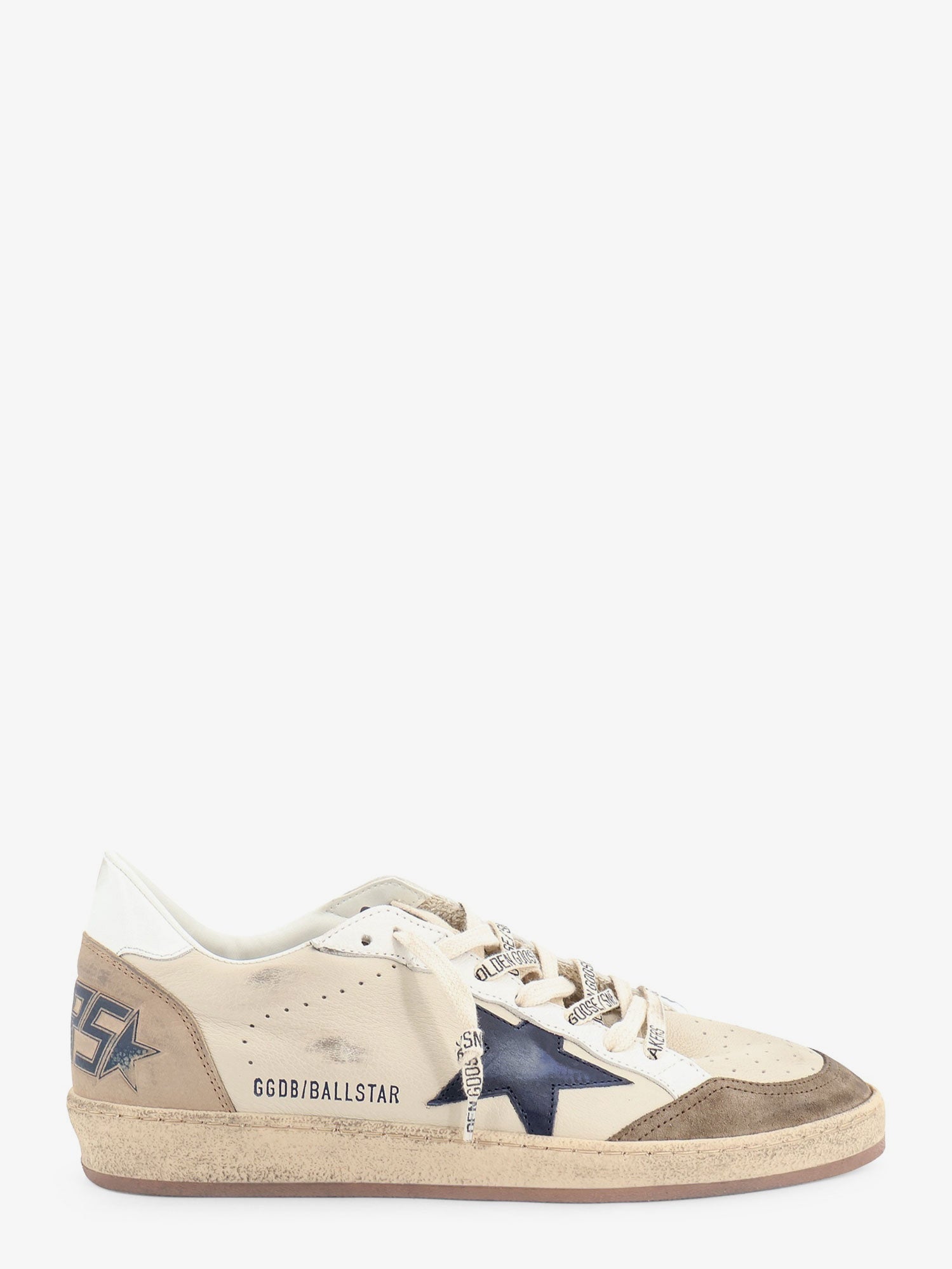 Golden Goose Deluxe Brand Men Leather Ballstar With Iconic Side Logo