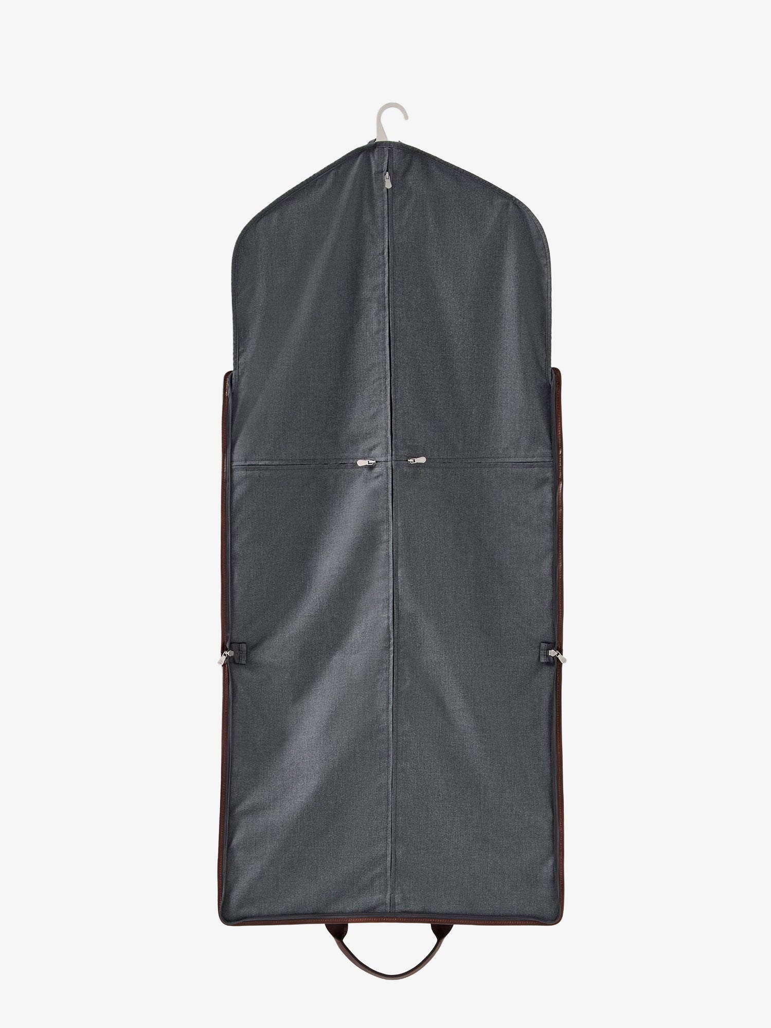 Brunello Cucinelli Men Technical Fabric And Leather Garment Bag