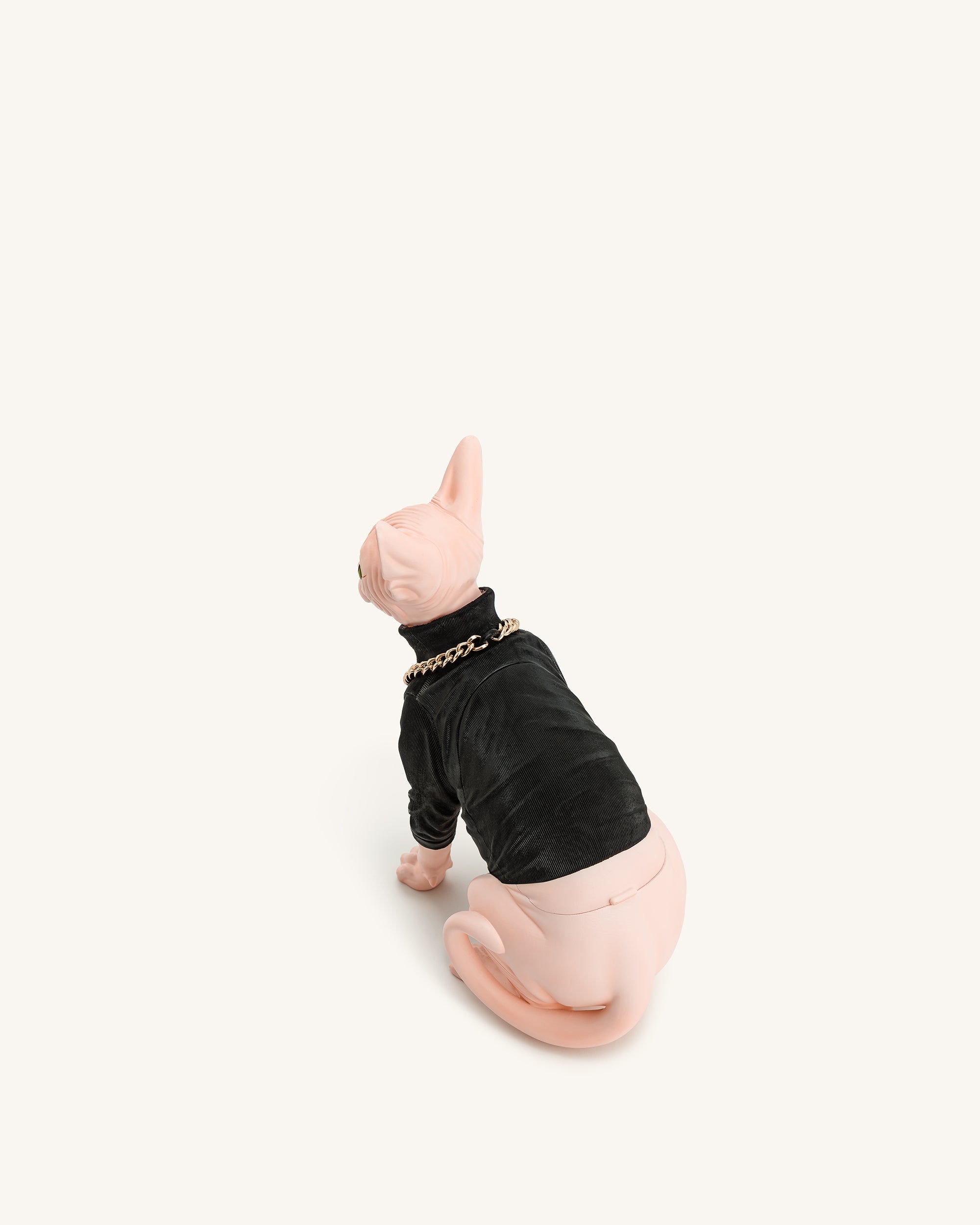 Sadie Cat Clutch - Black/Pink