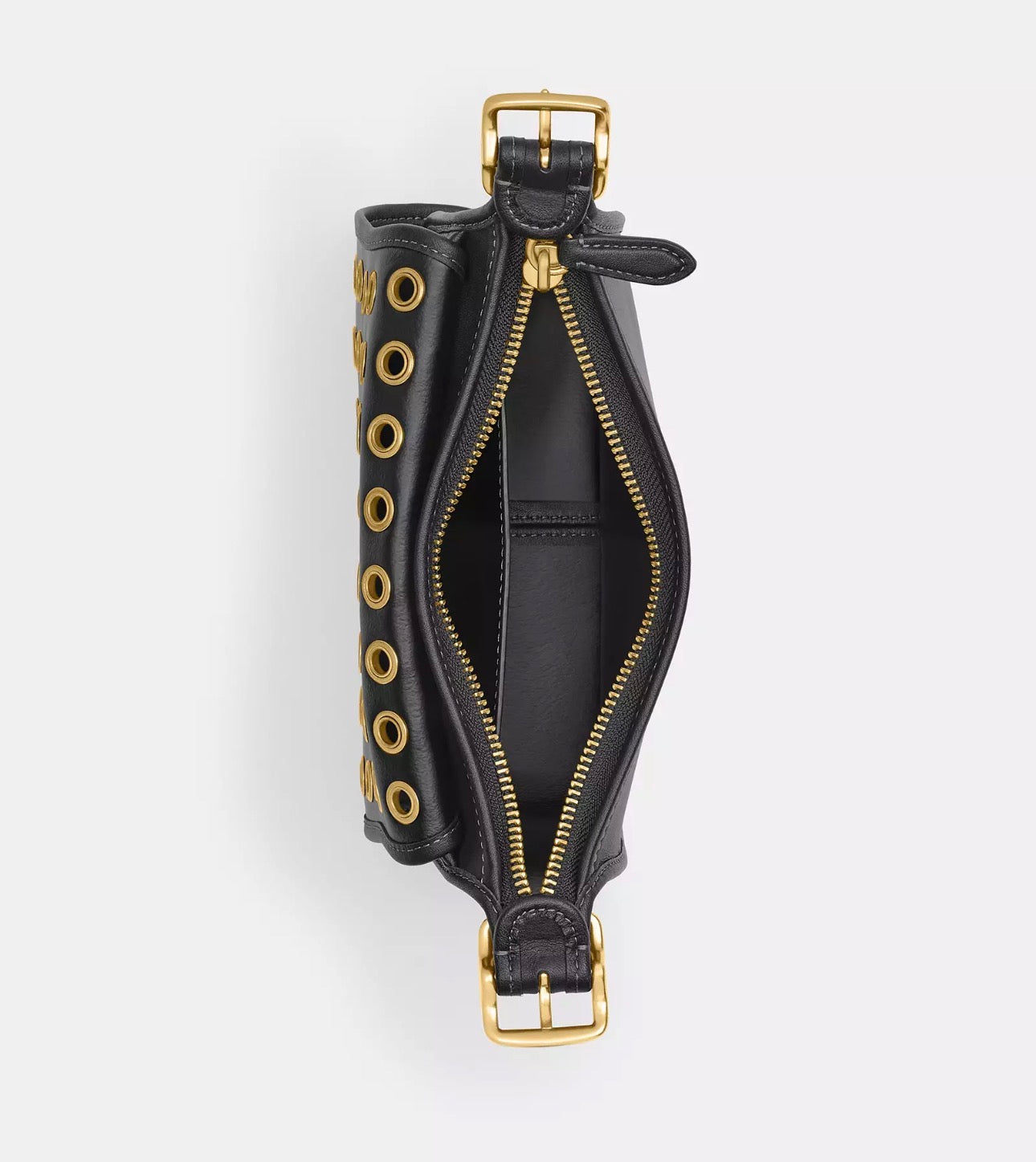 NWT Coach Patricia Legacy Bag 19 With Grommets In Black/Brass