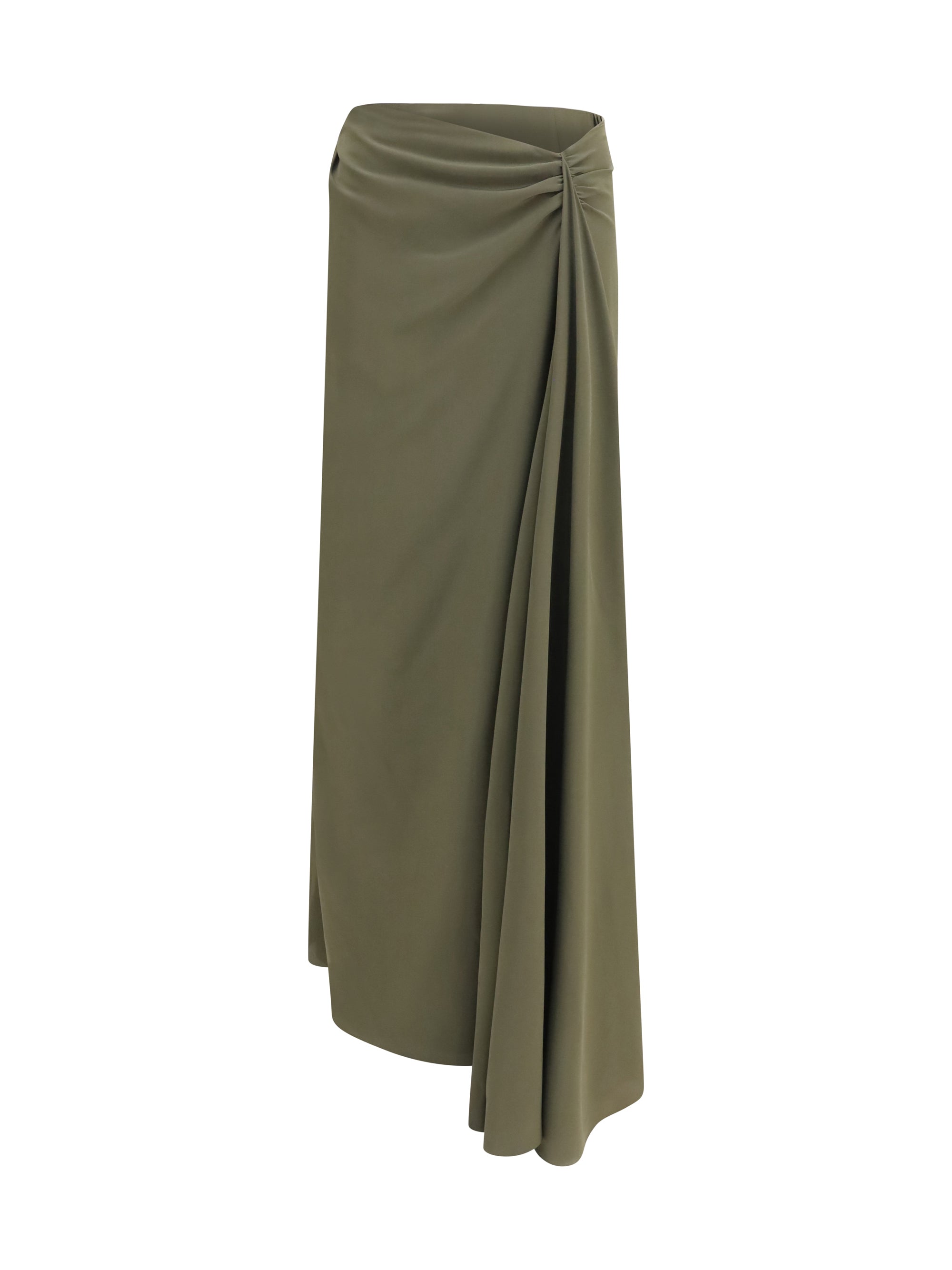 Alexander Mcqueen Women Draped Long Skirt
