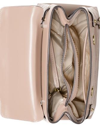 Michael Michael Kors Gramercy Chain Embossed Leather Top Handle Satchel