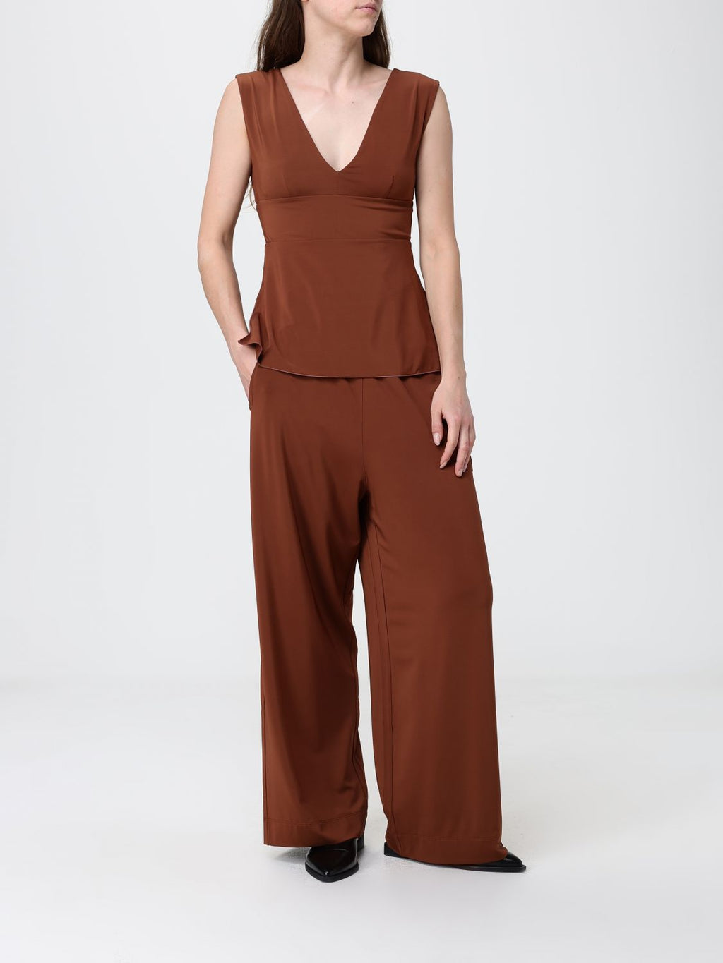 Max Mara Pants Woman Brown