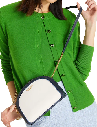 Kate Spade New York Morgan Colorblocked Double zip Dome Crossbody