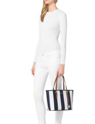 Michael Michael Kors Jet Set Travel Stripe Small Travel Tote