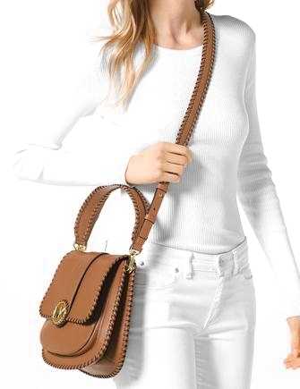 Michael Michael Kors Lillie Stitched Messenger Crossbody