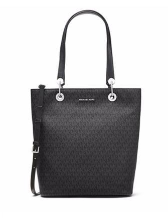 Michael Michael Kors Signature Raven Large North South Top Zip Tote