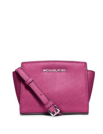 Michael Michael Kors Selma Saffiano Mini Messenger